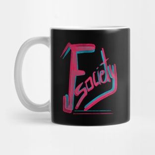 mr. robot - fsociety.dat graffity Mug